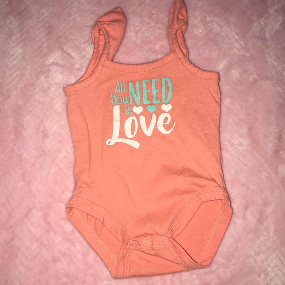 Peach onesie